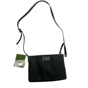 kate spade Crossbody Bag Black Nylon Wilson Road Madelyne New With Tags